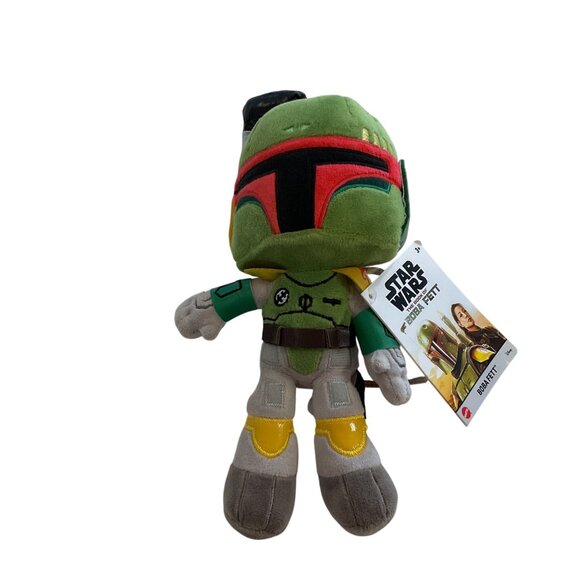 Star Wars Boba Fett Plush Toy 8" By Mattel Soft plush toy collectible New tags - Picture 1 of 10